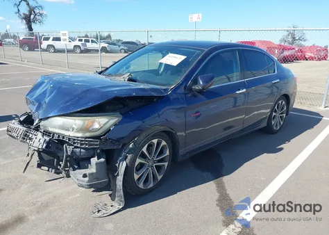 2014 Honda Accord Sport z USA, uszkodzony, nr VIN 1HGCR2F58EA087747